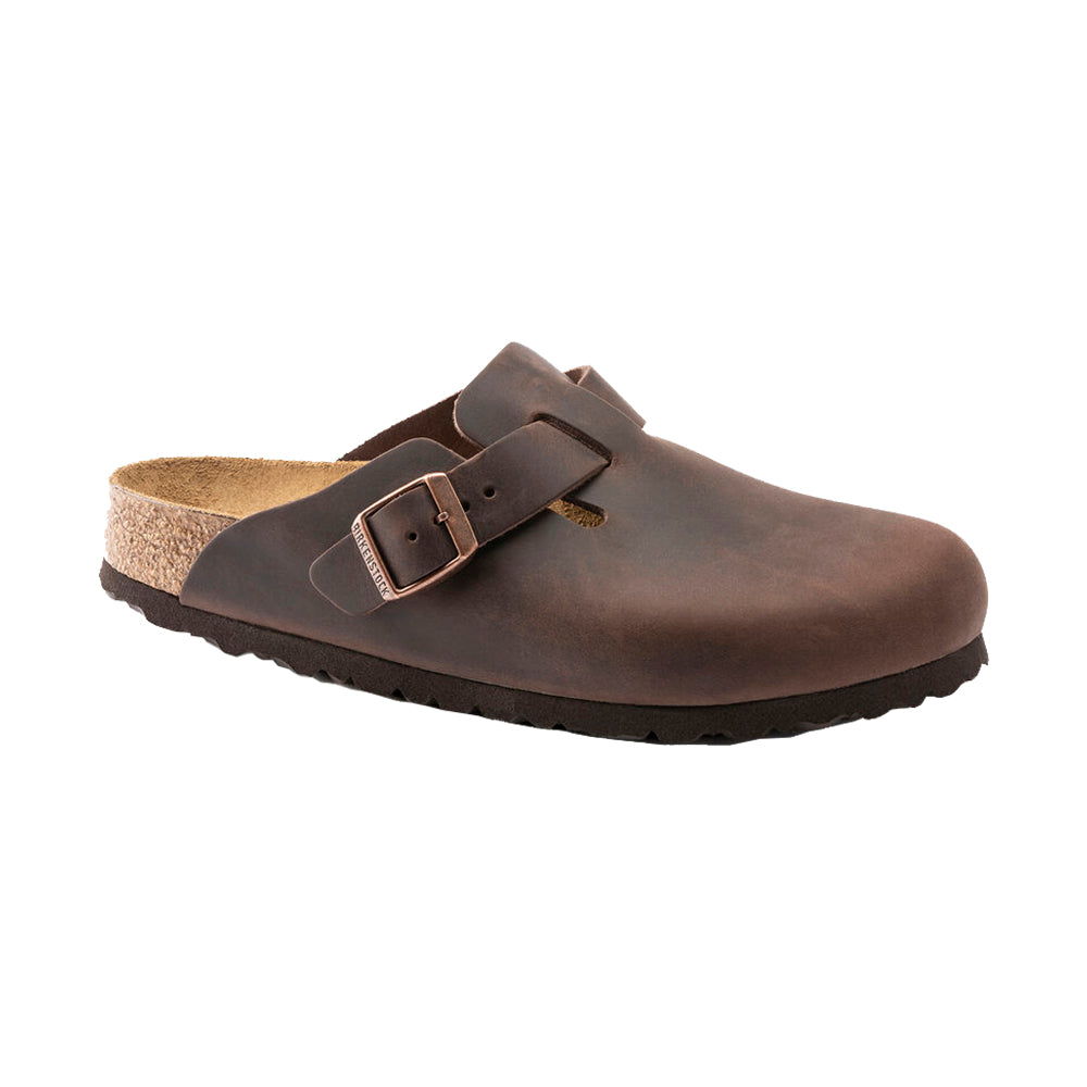 BOSTON IRON OILED LEATHER SOFT FOOTBED CLOG