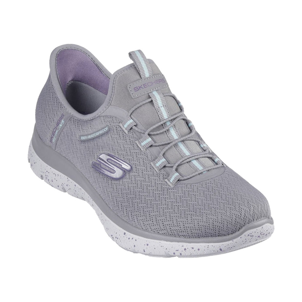 Grey skechers on sale