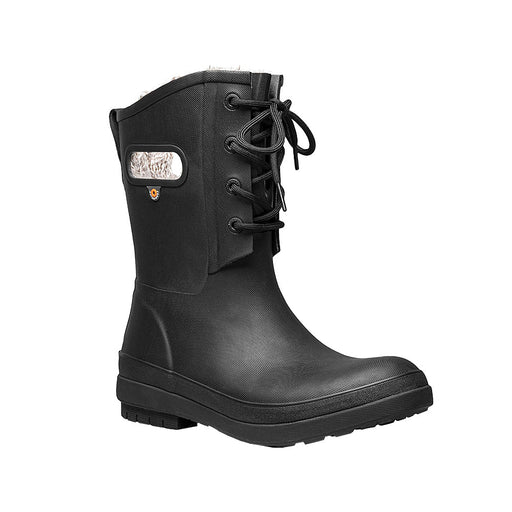 NO LACE BLACK RUBBER BOOTS | Moon Boot® Official Store