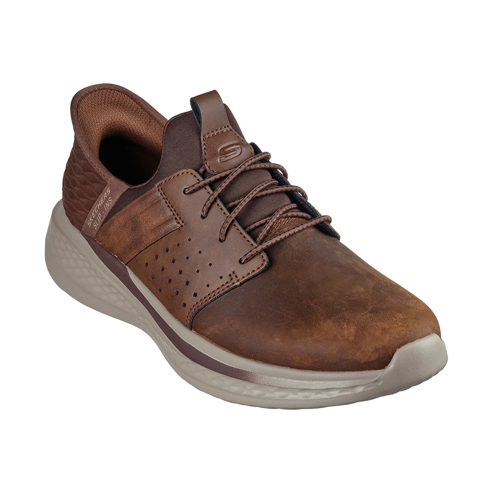 靴 Argue SLIP-ON / BROWN SUGER (SUEDE) SKECHERS Slip-ins RF: Slade - Zachary (Men's) Brown