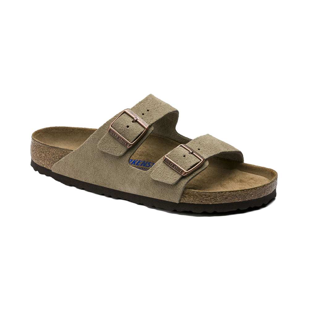 Buy BIRKENSTOCK 44 Taupe Suede Leather Arizona Soft Footbed -  online British Columbia